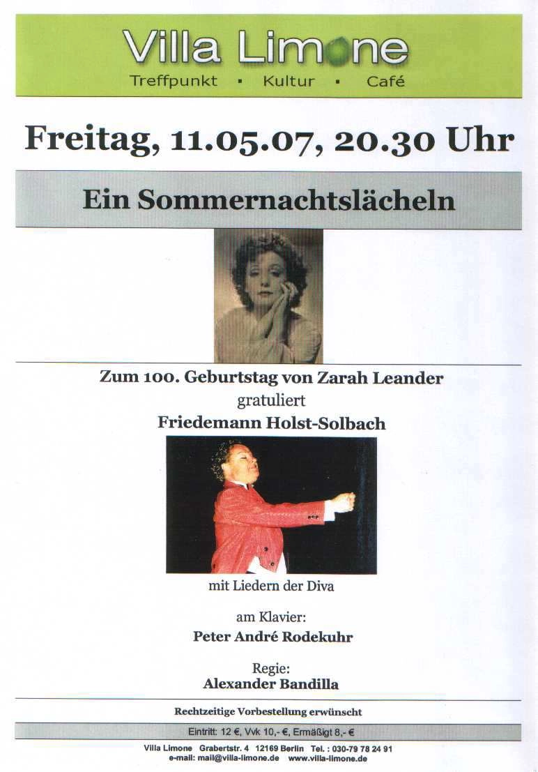 Villa Limone, Berlin-Steglitz, 11. 5. 2007
