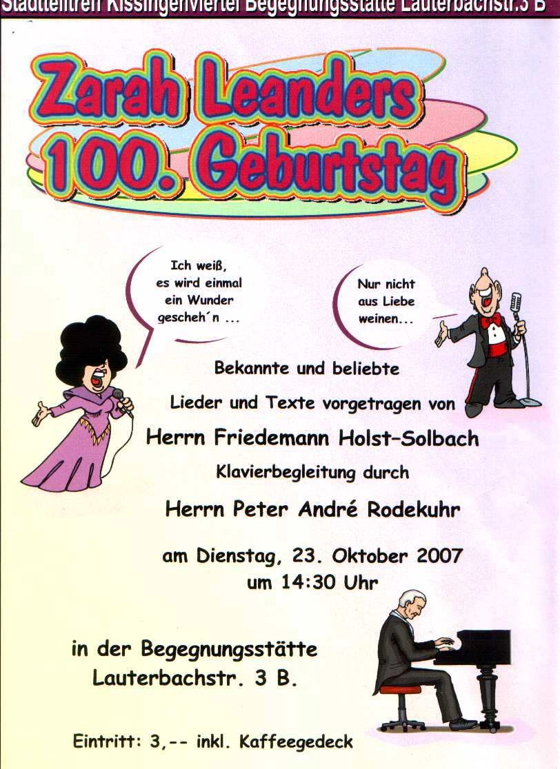 (Quelle: Laura la Risa Plakat)